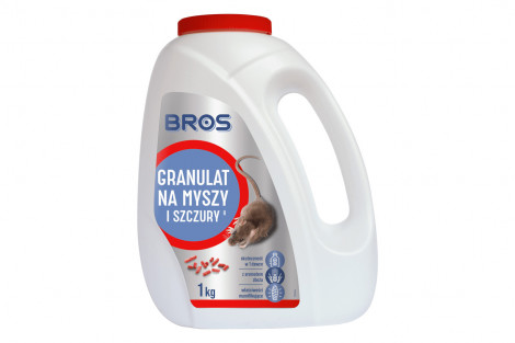 Granulat na myszy i szczury 1kg - BROS