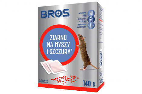 Ziarno na myszy i szczury 140g - BROS