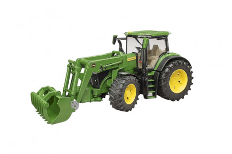 Traktor John Deere 7R 350 z ładowaczem czołowym