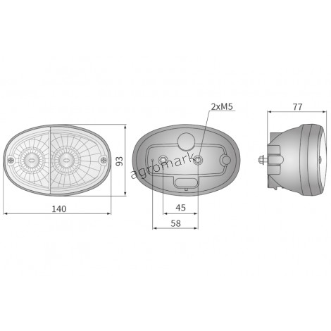 LAMPA PRZEDNIA LEWA WESEM