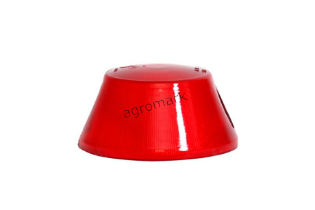 Klosz lampy czerwony niski
