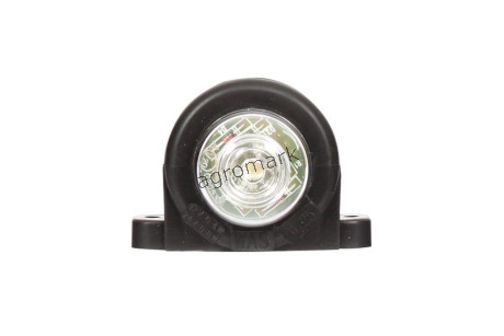 Lampa obrysowa przednia, jednofunkcyjna, 12V-24V + przewody 20cm LgY-S 0,75mm2, diody