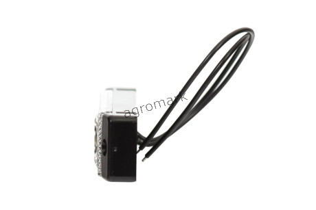Lampa zespolona obrysowa przednia, 12V-24V + przewody 21cm LgY-S 0,75mm2, diody