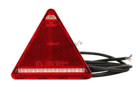 Lampa zespolona tylna lewa, 12V-24V + przewody 185cm YLY-S 5x0,75mm2, diody