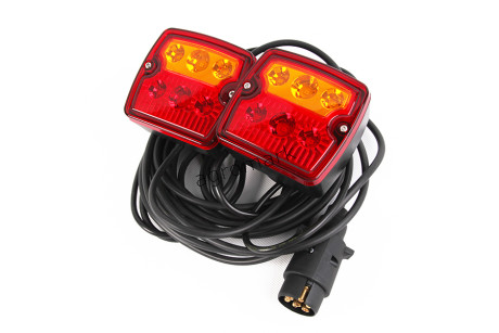 Zestaw lamp HOR74 na magnes przewód7m wtyczka 7-pin