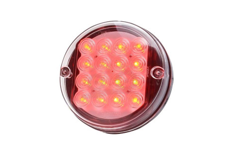 Lampa przeciwmgielna tylna, jednofunkcyjna, 12V + przewody 38cm LgY-S 0,75mm2, diody