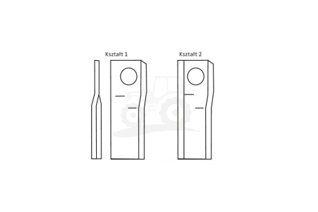 Nozyk zwichrowany 112x48x4 Fi19 mm - paczka 25 sztuk