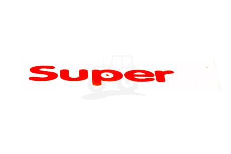Napis prawy SUPER