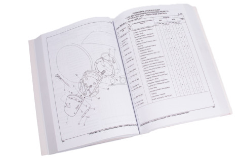 Katalog części ciągnika Ursus 4512 i 4514 - pełna lista części zamiennych silnik 4390