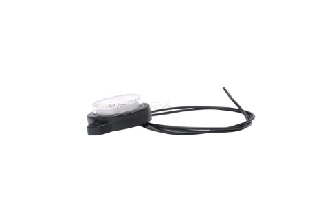 Lampa obrysowa przednia, jednofunkcyjna, 12V-24V + przewody 22cm LgY-S 0,75mm2, diody