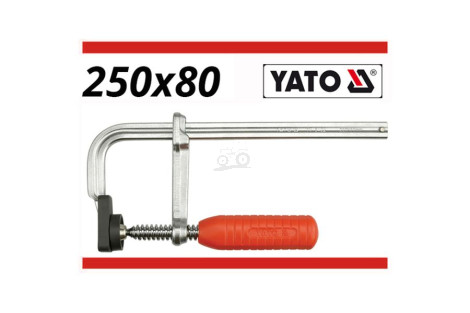 Ścisk stolarski  250x80mm kuty