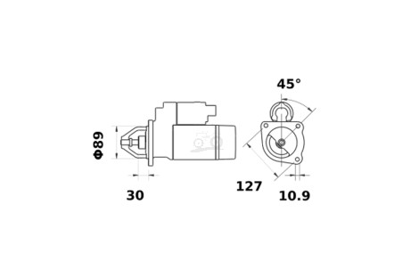 ROZRUSZNIK 62/930-203 12V - 4,2 kW ISKRA / MAHLE / LETRIKA JX B186882
